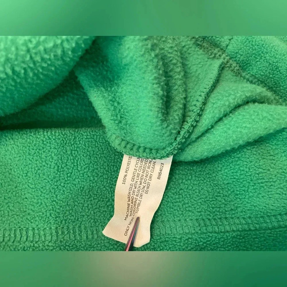 Old Navy Green V Neck Soft Fleece Long Sleeve Pullover Top Size S - Picture 10 of 10